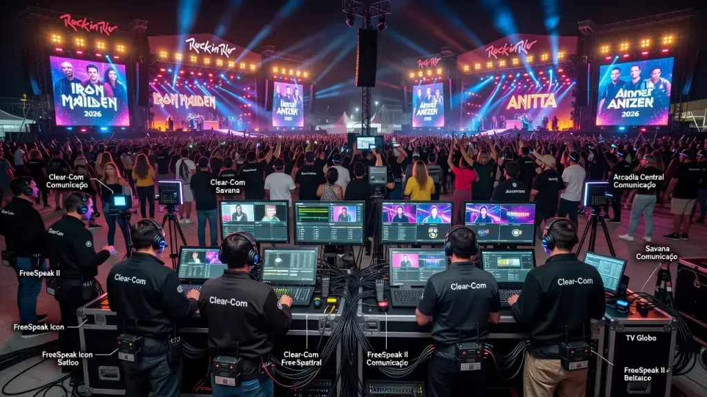 Clear-Com Garante Infraestrutura de Comunicação no Rock in Rio 2026